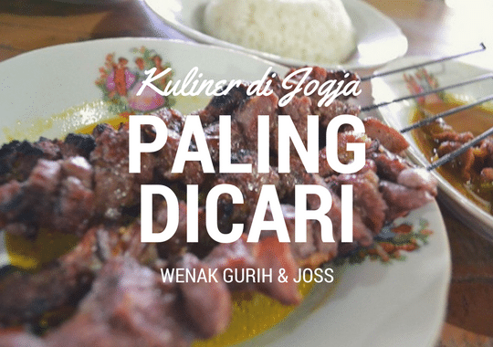 Ternyata Ini Lho, 7 Kuliner di Jogja Yang Paling Dicari