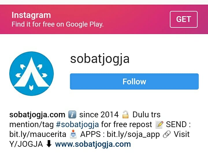 [WTA] Bagaimana Cara Agar Foto Kita di Repost oleh sobatjogja - Instagram 